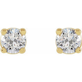 14K Yellow 3 CTW Lab-Grown Diamond Earrings