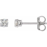14K White 3 CTW Lab-Grown Diamond Earrings