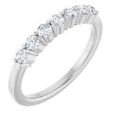 Platinum 5/8 CTW Lab-Grown Diamond Anniversary Band