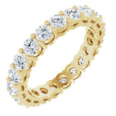 14K Yellow 1 7/8 CTW Lab-Grown Diamond Eternity Band