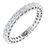 Platinum 7/8 CTW Lab-Grown Diamond Eternity Band