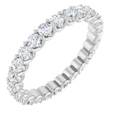 Platinum 1 1/2 CTW Lab-Grown Diamond Eternity Band Size 7