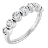 Platinum 3/8 CTW Lab-Grown Diamond Anniversary Band