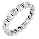 14K Yellow 9/10 CTW Lab-Grown Diamond Eternity Band Size 5.5
