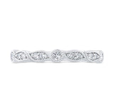 14K White Gold Diamond Wedding Band- Special Order Only