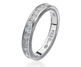 14 Karat White Gold Wedding Band