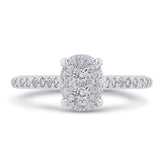 14 Karat White Gold Diamond Engagement Ring- Special Order Only