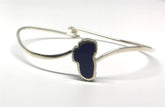 Silver Lake Tahoe Bracelet with Lapis- 7 Inches