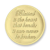 BLESSED-BELIEVE YELLOW GOLD PLATED for Large Sized Pendants.