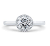 14 Karat White Gold Diamond Engagement Ring- Special Order Only