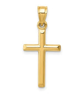 14 Karat Yellow Gold Cross Pendant