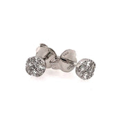 14 Karat White Gold 0.27 Carat Diamond Earrings