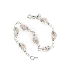 Sterling Silver Lake Tahoe Turquoise Bracelet- 7.5 Inches