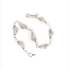 Sterling Silver Lake Tahoe Turquoise Bracelet- 7.5 Inches