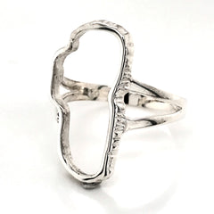 XL Silver Lake Tahoe Ouline Ring- Size 9