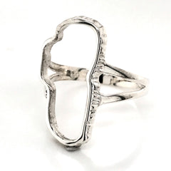 XL Silver Lake Tahoe Outline Ring- Size 8.5