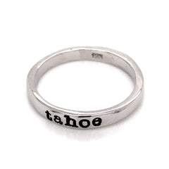"tahoe" Sterling Silver Ring- size 10