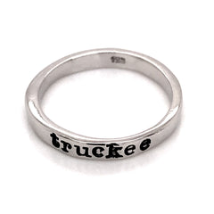 "truckee" Sterling Silver Ring- size 7