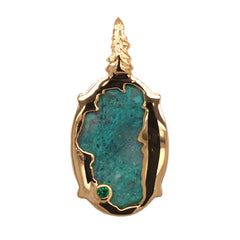 Large Sterling Silver with 14 Karat Yellow Gold Vermeil (plated) Lake