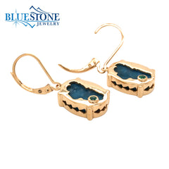 Sterling Silver with 14kt Yellow Gold Vermeil (plated) Reversible Lake