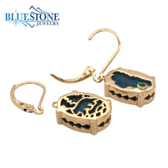 Sterling Silver with 14kt Yellow Gold Vermeil (plated) Reversible Lake