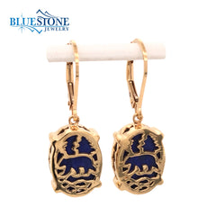 Sterling Silver with 14kt Yellow Gold Vermeil (plated) Reversible Lake