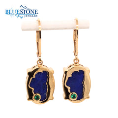 Sterling Silver with 14kt Yellow Gold Vermeil (plated) Reversible Lake