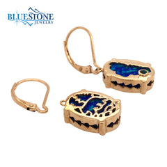 Sterling Silver with 14kt Yellow Gold Vermeil (plated) Reversible Lake