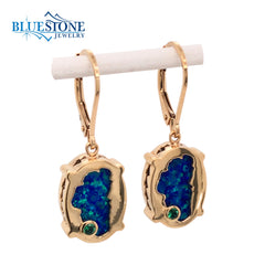 Sterling Silver with 14kt Yellow Gold Vermeil (plated) Reversible Lake