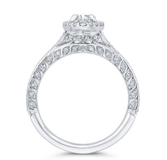 14 Karat White Gold Marquise Diamond Engagement Ring- Special Order Only