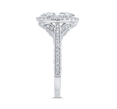 14 Karat White Gold Marquise Diamond Engagement Ring- Special Order Only