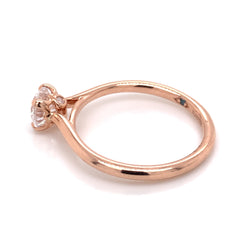 14K Rose Gold 0.75ct Round Diamond Engagement Ring- Special Order Only