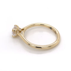 14K Yellow Gold 0.75ct Round Diamond Engagement Ring- Special Order Only