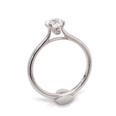 14K White Gold 0.75ct Round Diamond Engagement Ring- Special Order Only