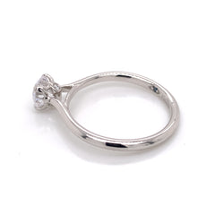 14K White Gold 0.75ct Round Diamond Engagement Ring- Special Order Only