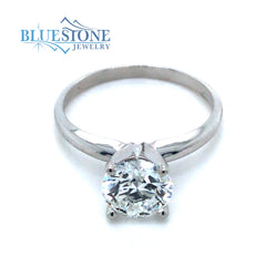 14kt White Gold 1.51ct Diamond Engagement Ring