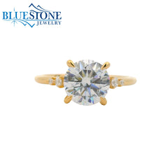 14kt Yellow Gold Diamond Engagement Ring- SAMPLE- Special Order Only