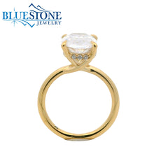 14kt Yellow Gold Diamond Engagement Ring- SAMPLE- Special Order Only