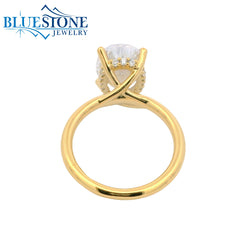 14kt Yellow Gold Diamond Engagement Ring- SAMPLE- Special Order Only