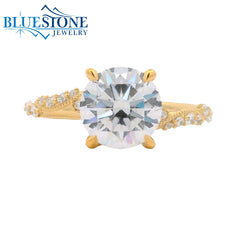14kt Yellow Gold Diamond Engagement Ring- SAMPLE- Special Order Only
