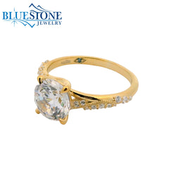 14kt Yellow Gold Diamond Engagement Ring- SAMPLE- Special Order Only