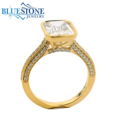 14kt Yellow Gold Diamond Engagement Ring- SAMPLE- Special Order Only