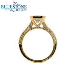14kt Yellow Gold Diamond Engagement Ring- SAMPLE- Special Order Only