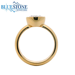 14kt Yellow Gold Diamond Engagement Ring- SAMPLE- Special Order Only