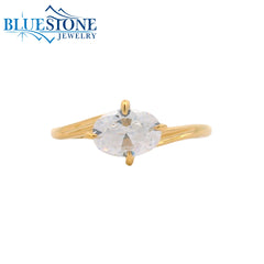 14kt Yellow Gold Diamond Engagement Ring- SAMPLE- Special Order Only