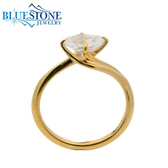 14kt Yellow Gold Diamond Engagement Ring- SAMPLE- Special Order Only