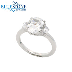 14kt White Gold Diamond Engagement Ring- SAMPLE- Special Order Only