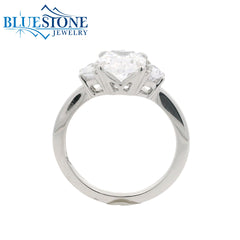 14kt White Gold Diamond Engagement Ring- SAMPLE- Special Order Only