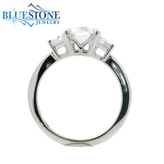 14kt White Gold Diamond Engagement Ring- SAMPLE- Special Order Only