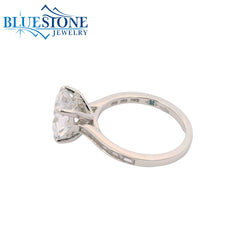 SAMPLE 14kt White Gold Diamond Engagement Ring- Size 6.5